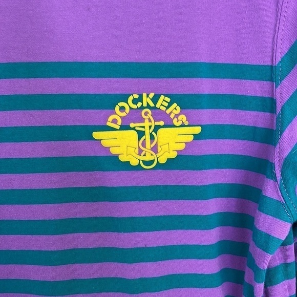 Dockers contrasting stripes unisex long sleeve top - Picture 4 of 6